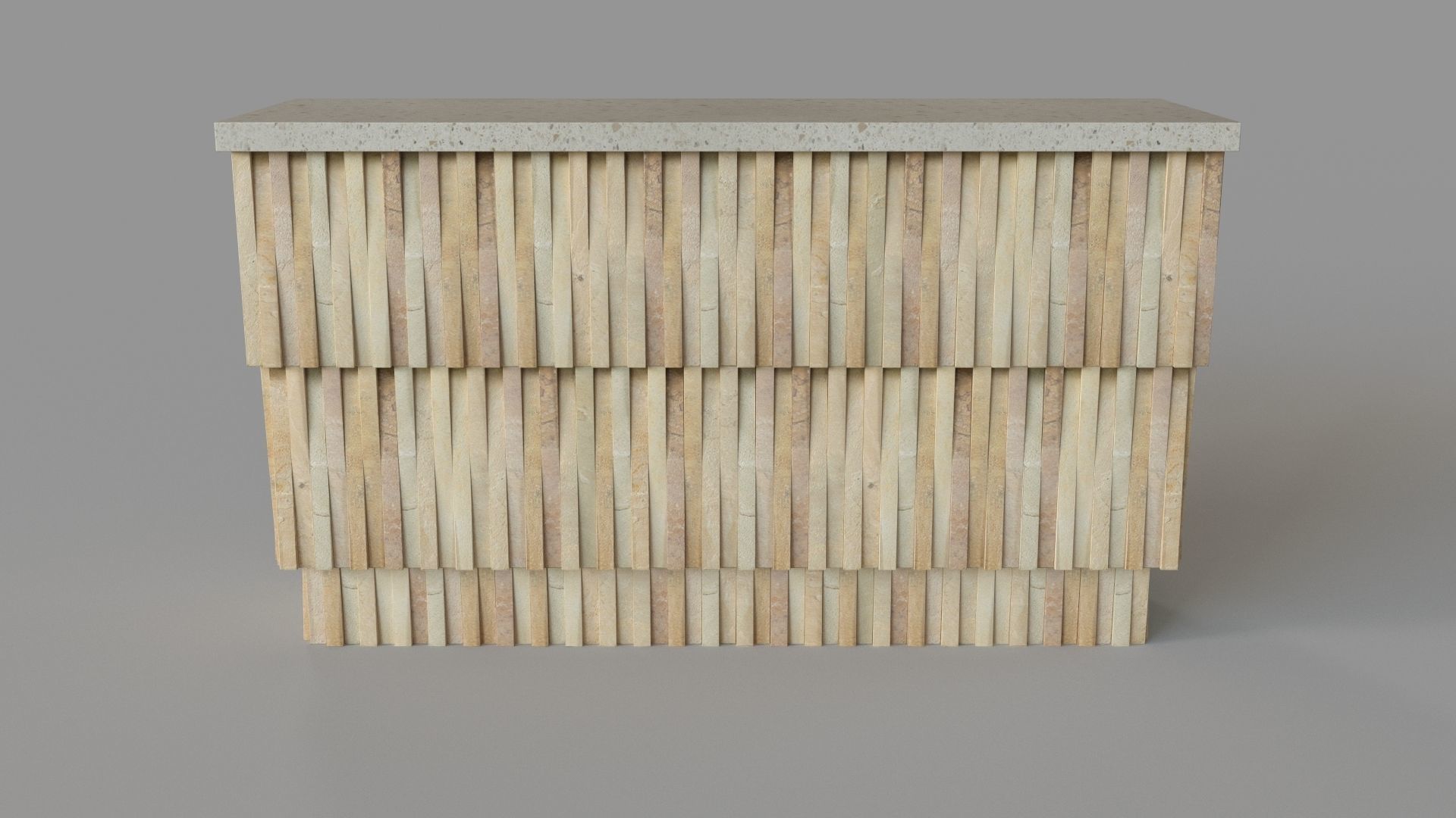 Teeter Totter Console Table 3D model_1