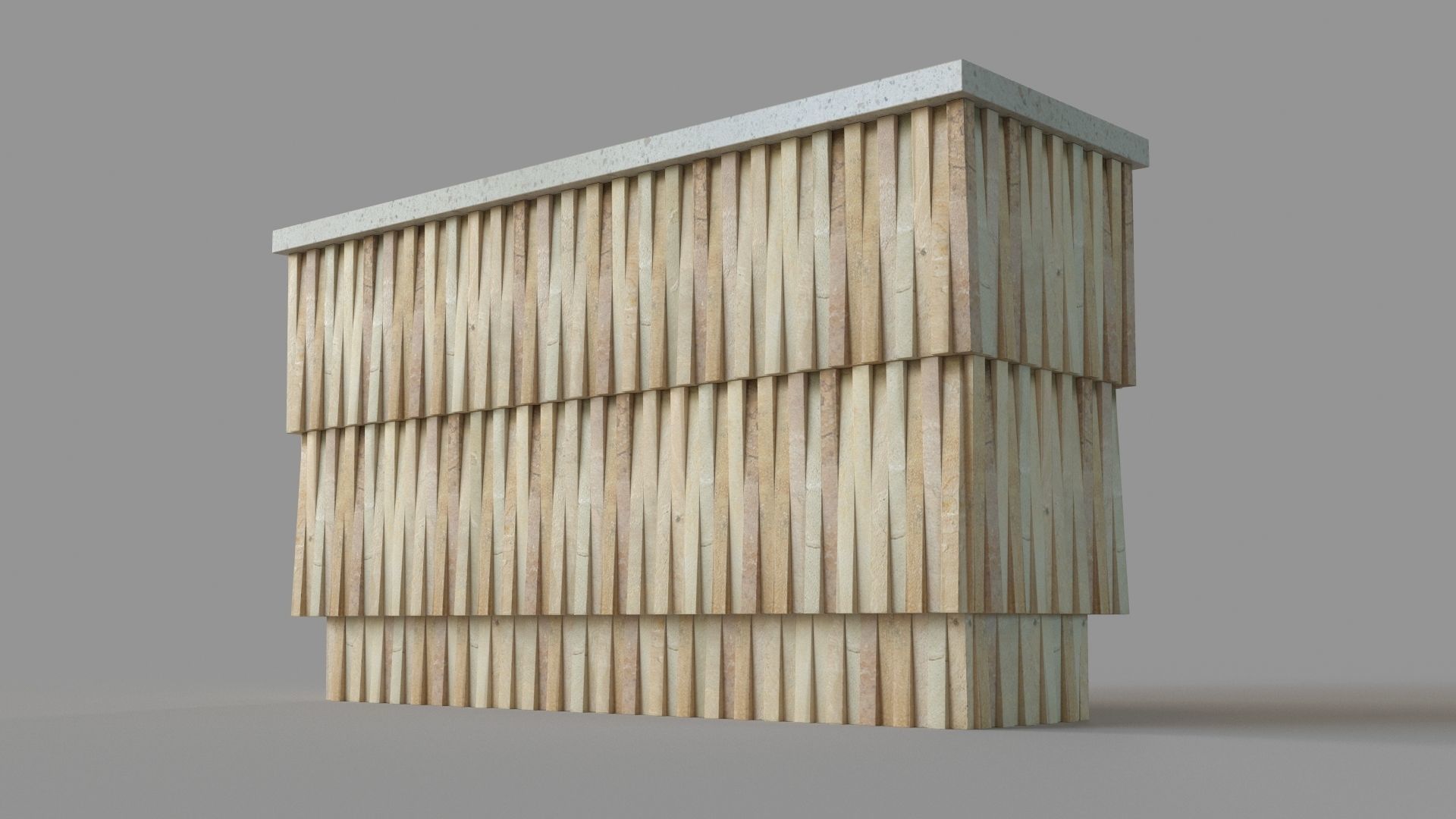 Teeter Totter Console Table 3D model_4