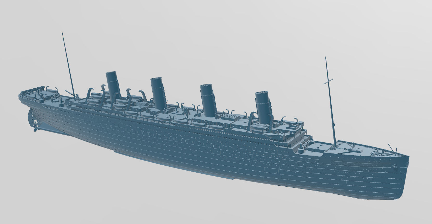 HMHS Britannic Titanics younger and last sister 3D print model_1
