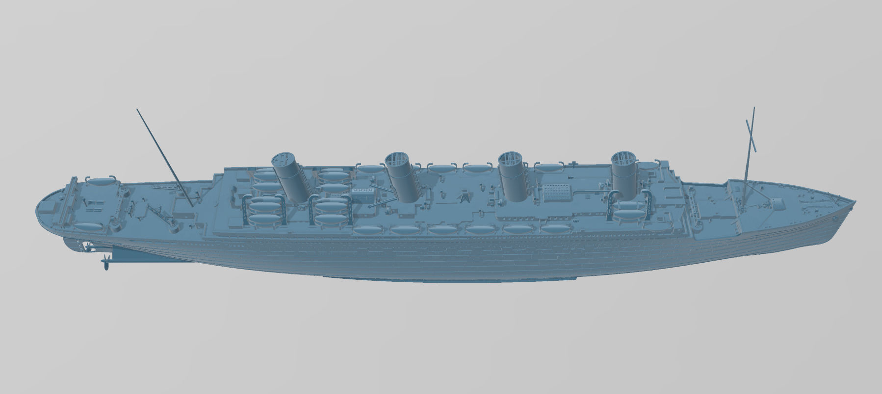HMHS Britannic Titanics younger and last sister 3D print model_4