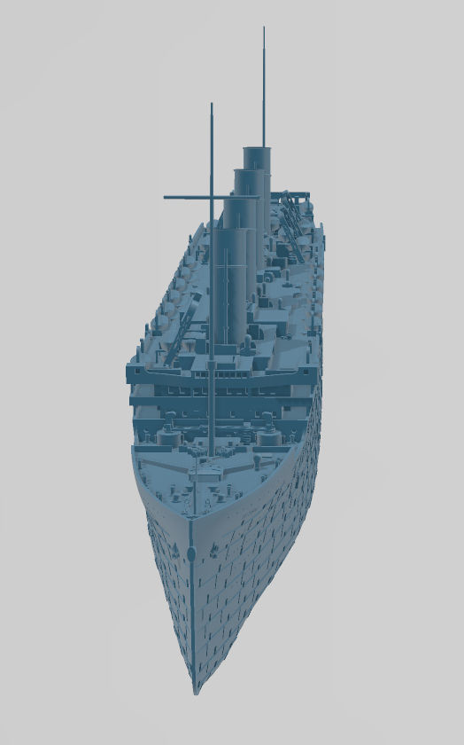 HMHS Britannic Titanics younger and last sister 3D print model_5