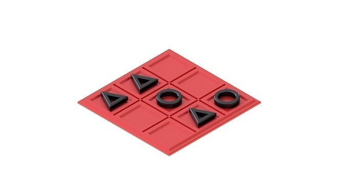 SQUID GAME TIC TAC TOE 3D print model