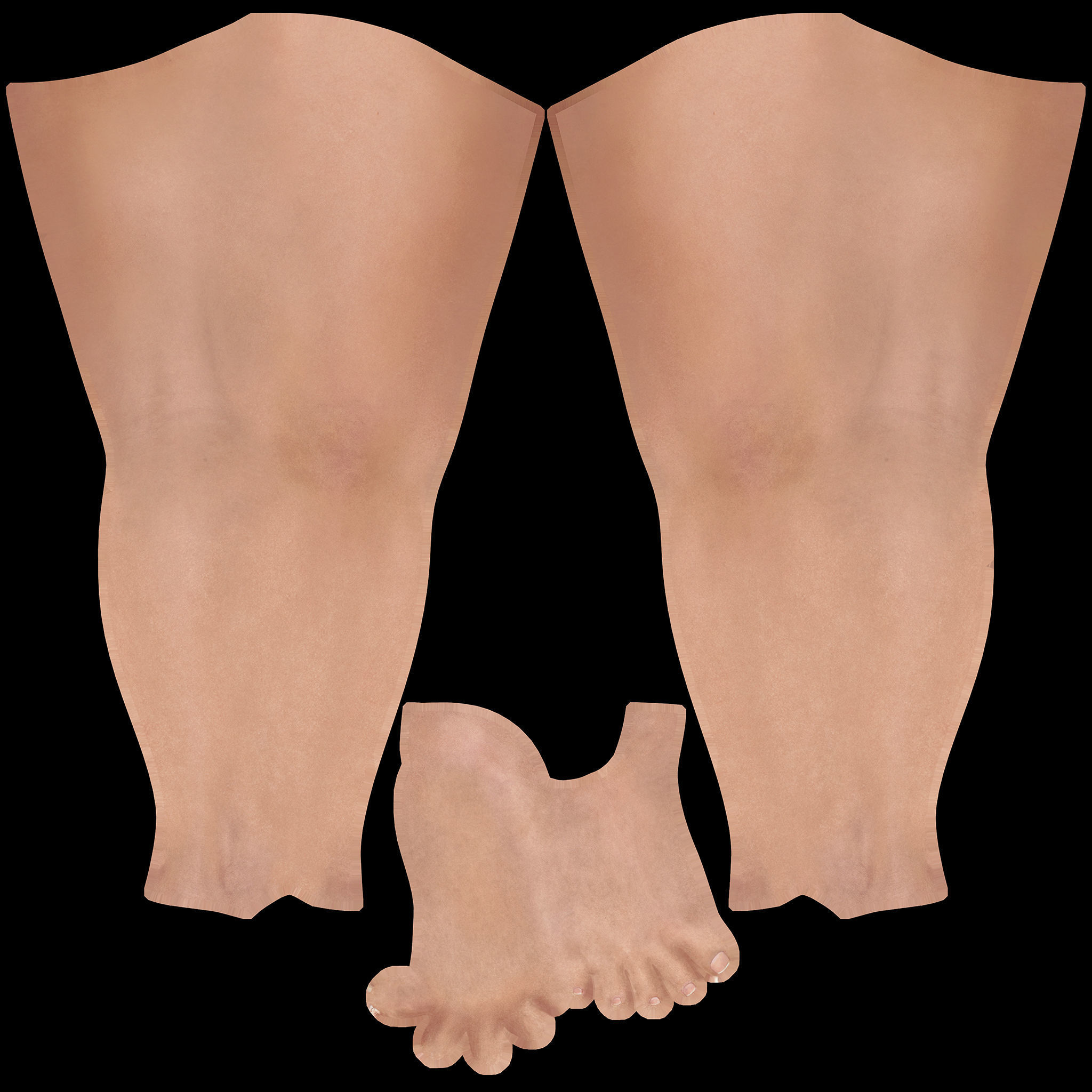 Corp Tops and shorts Low-poly 3D model_24