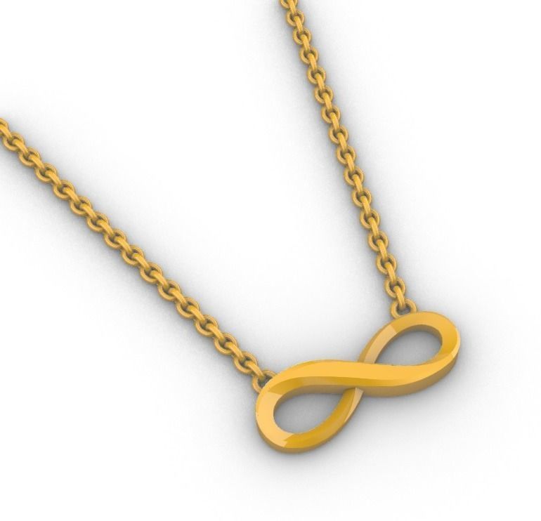 Infinity Pendant  3D print model_1