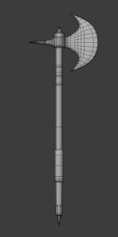 Medieval Weapons Pack Low-poly 3D model_11