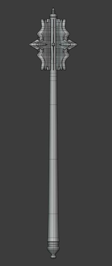 Medieval Weapons Pack Low-poly 3D model_16