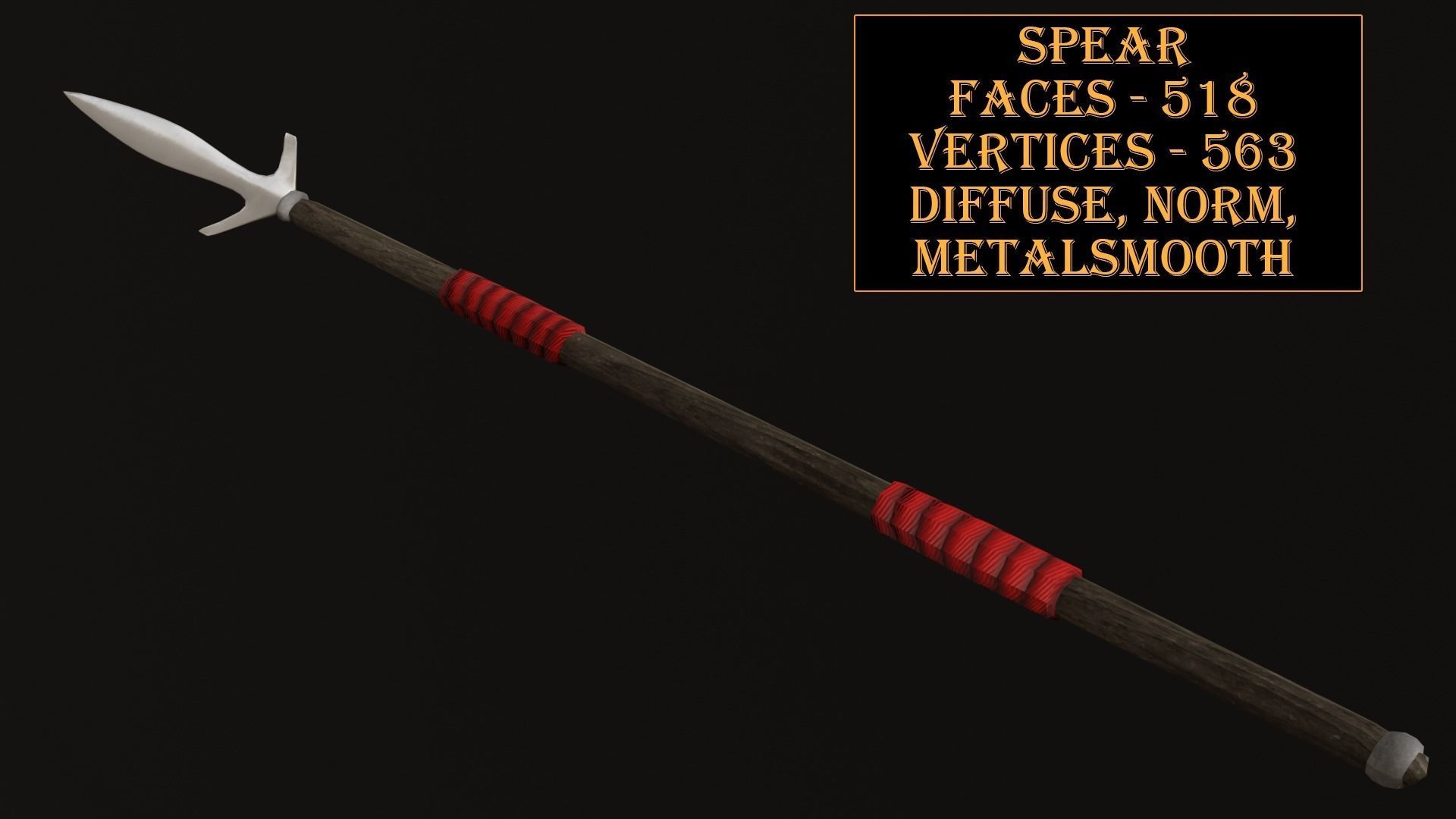 Medieval Weapons Pack Low-poly 3D model_10