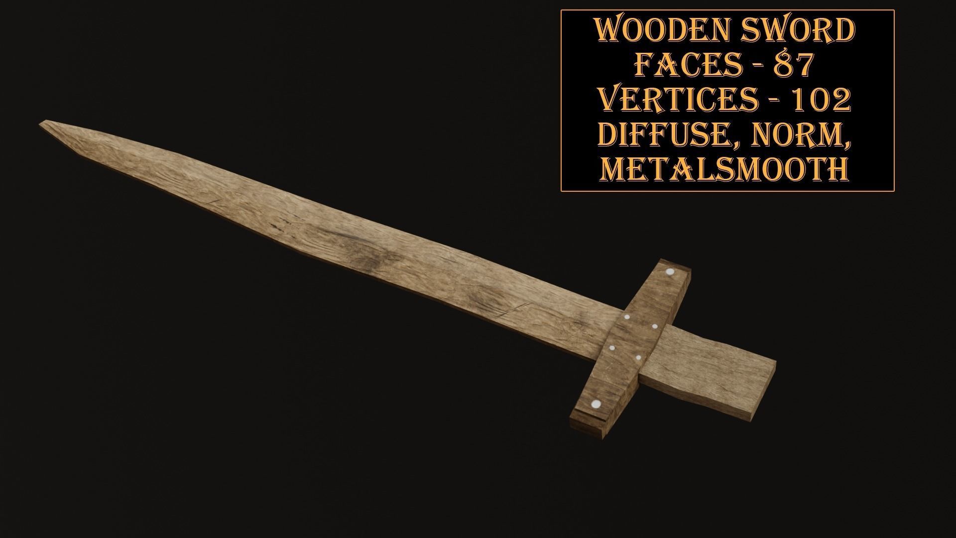Medieval Weapons Pack Low-poly 3D model_9