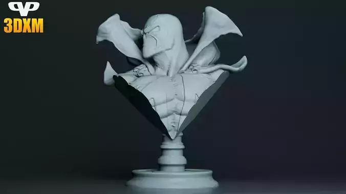 Spawn Bust for 3D Printing STL