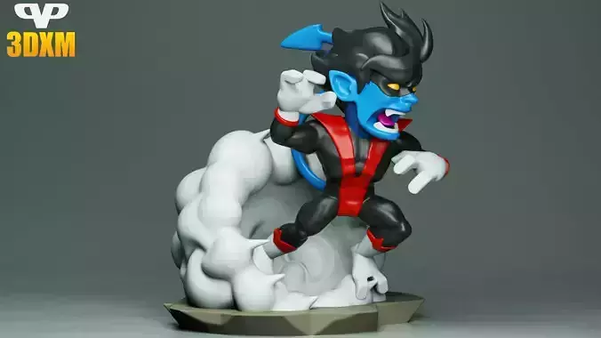 Nightcrawler Chibi for 3D Printing STL