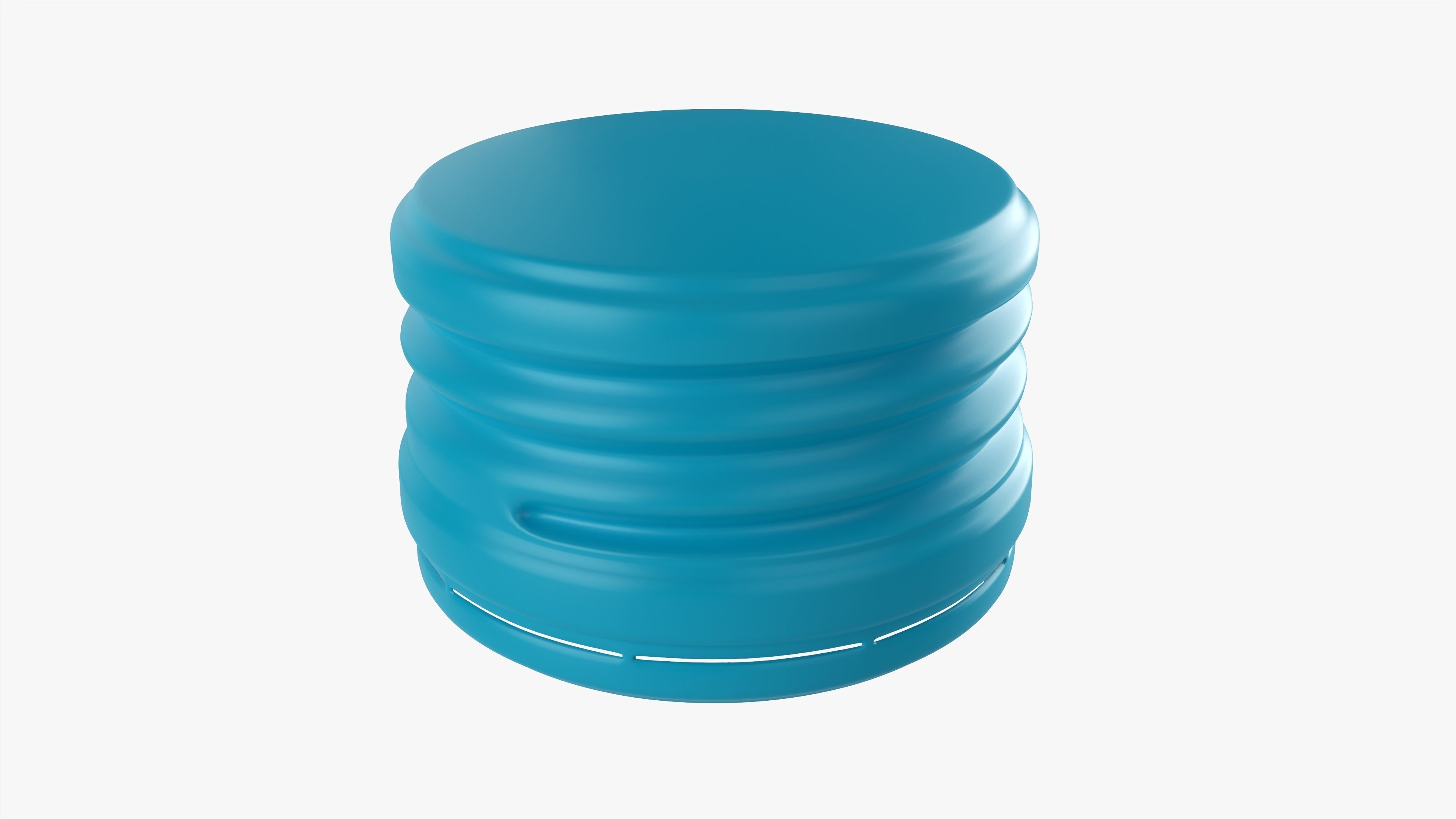 Glass soft drink soda water bottle 13 3D model_3