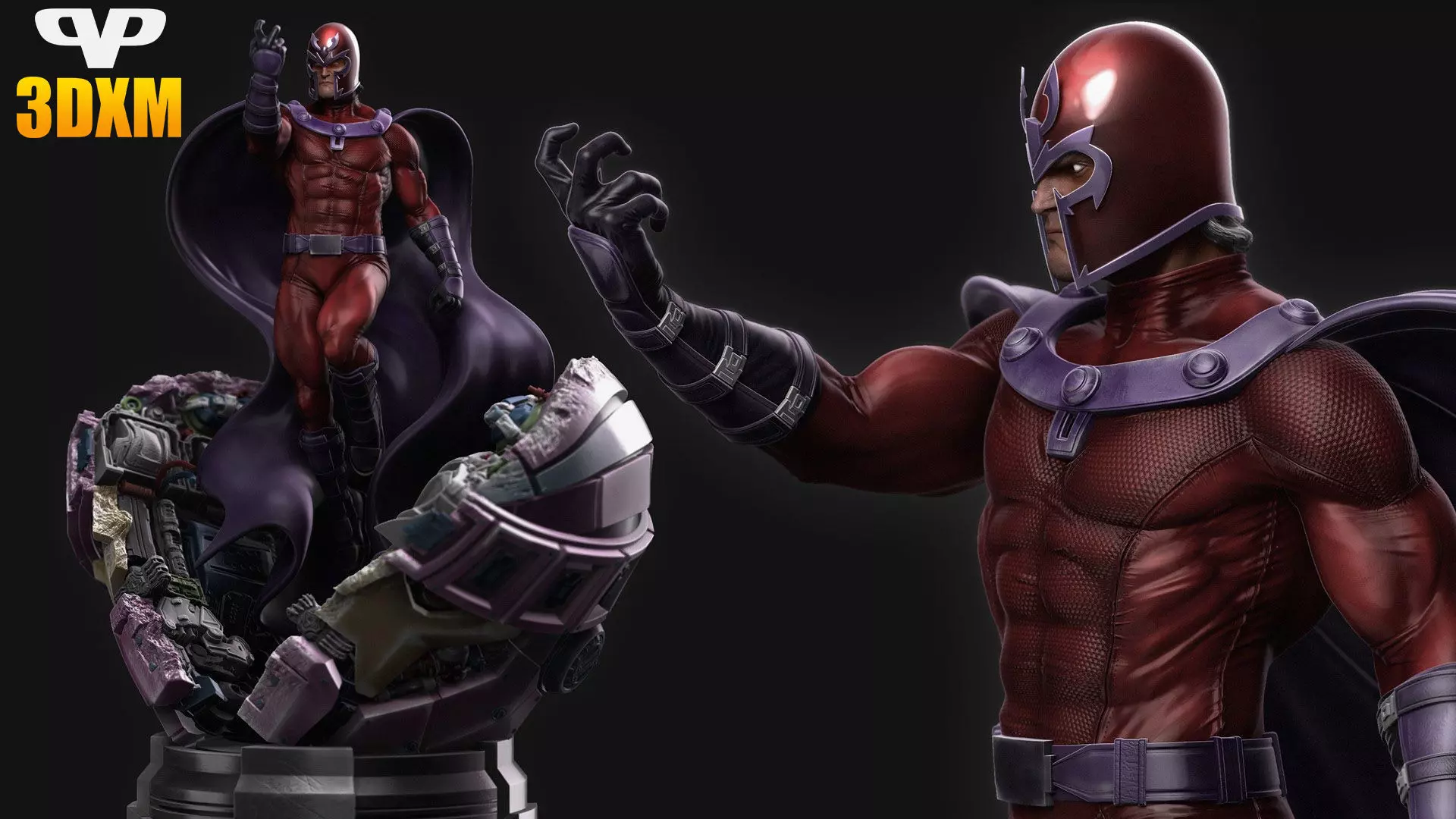 Magneto for 3D Printing STL 3D print model_0