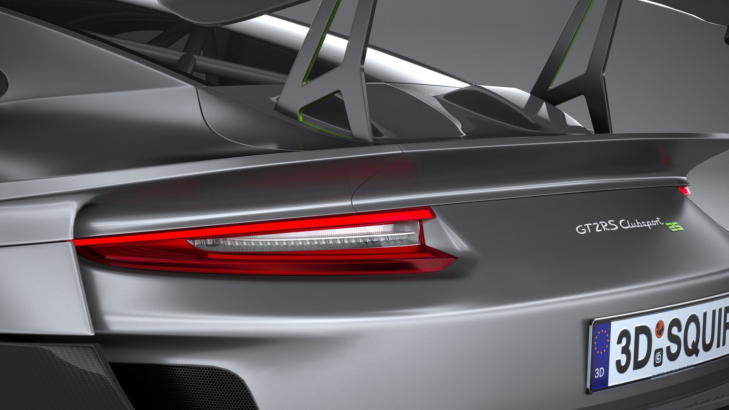 Porsche 911 GT2RS Clubsport 25 2022 3D model_15
