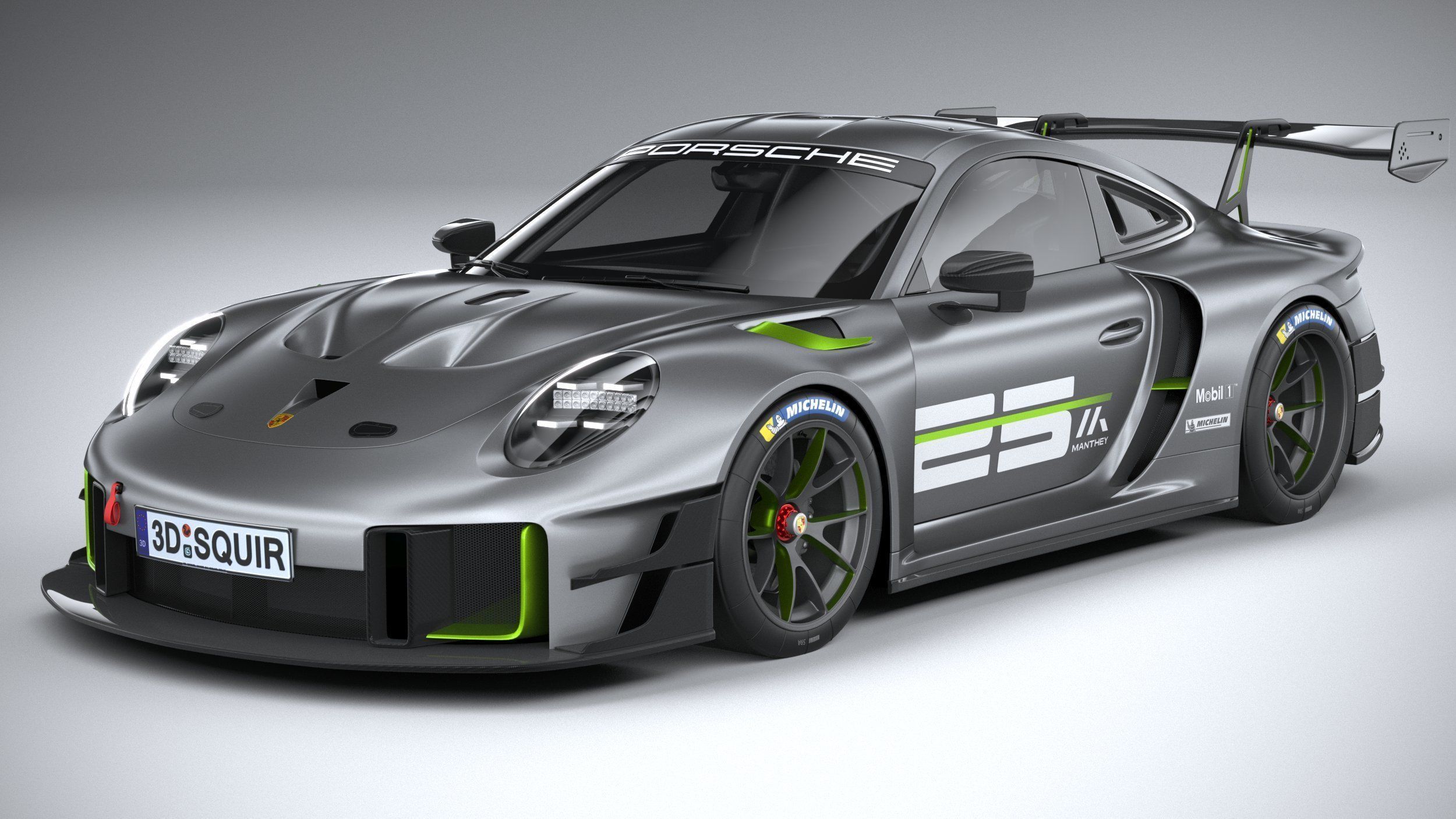 Porsche 911 GT2RS Clubsport 25 2022 3D model_1
