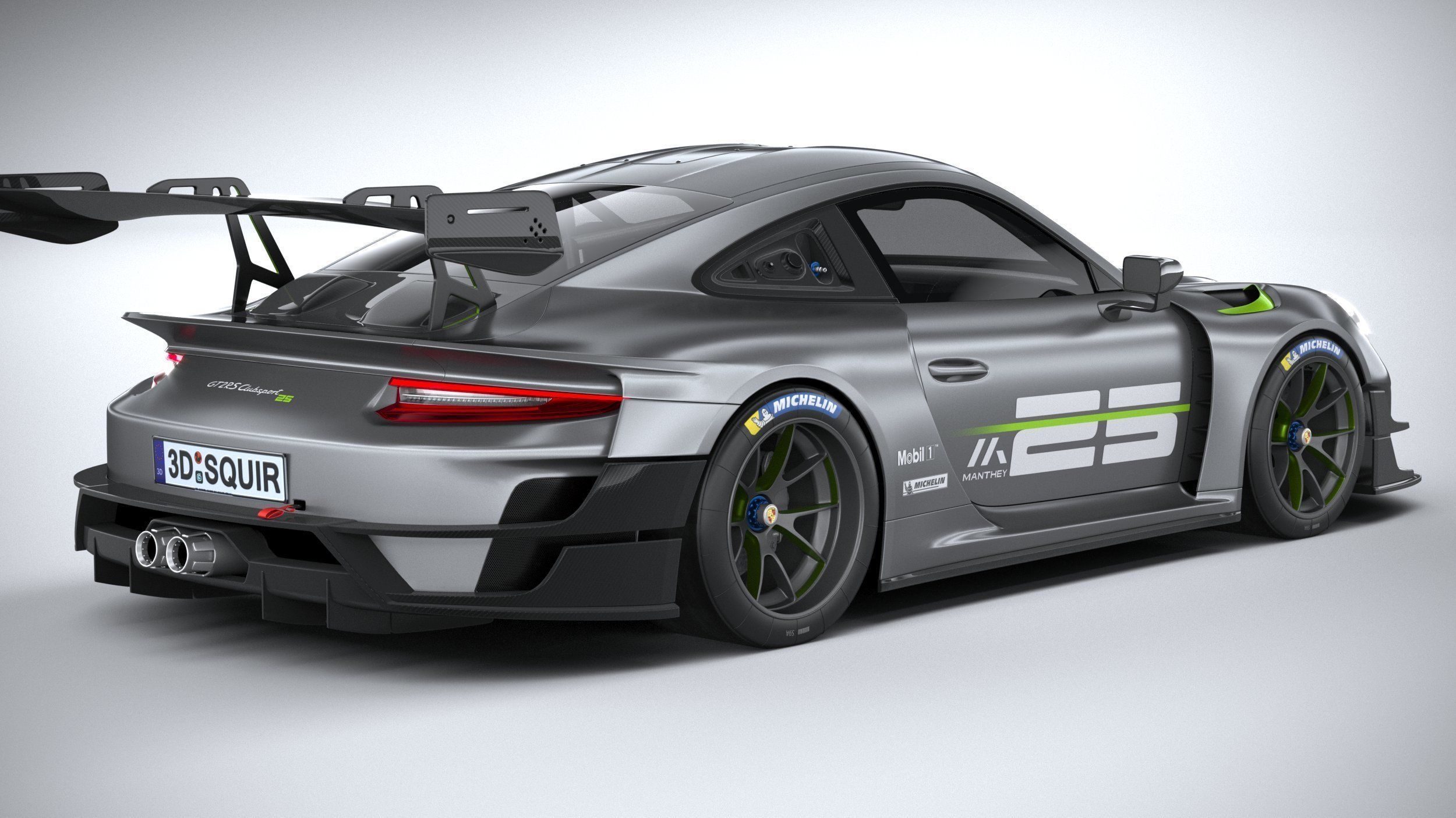 Porsche 911 GT2RS Clubsport 25 2022 3D model_17