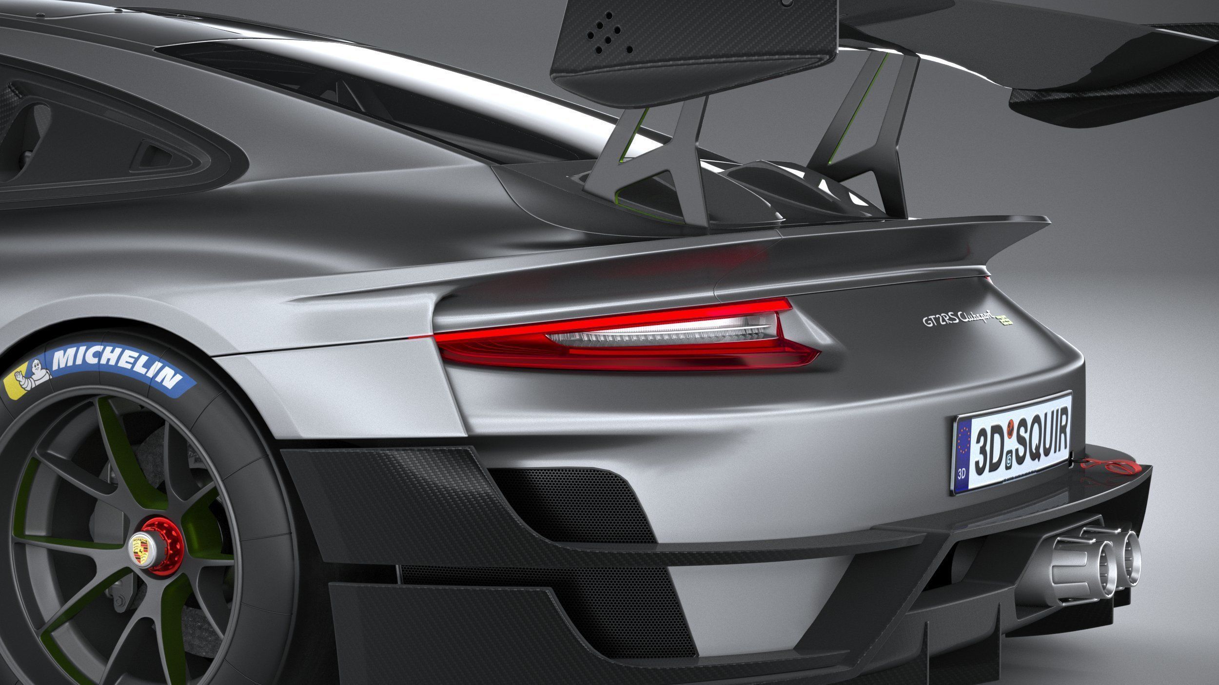 Porsche 911 GT2RS Clubsport 25 2022 3D model_6