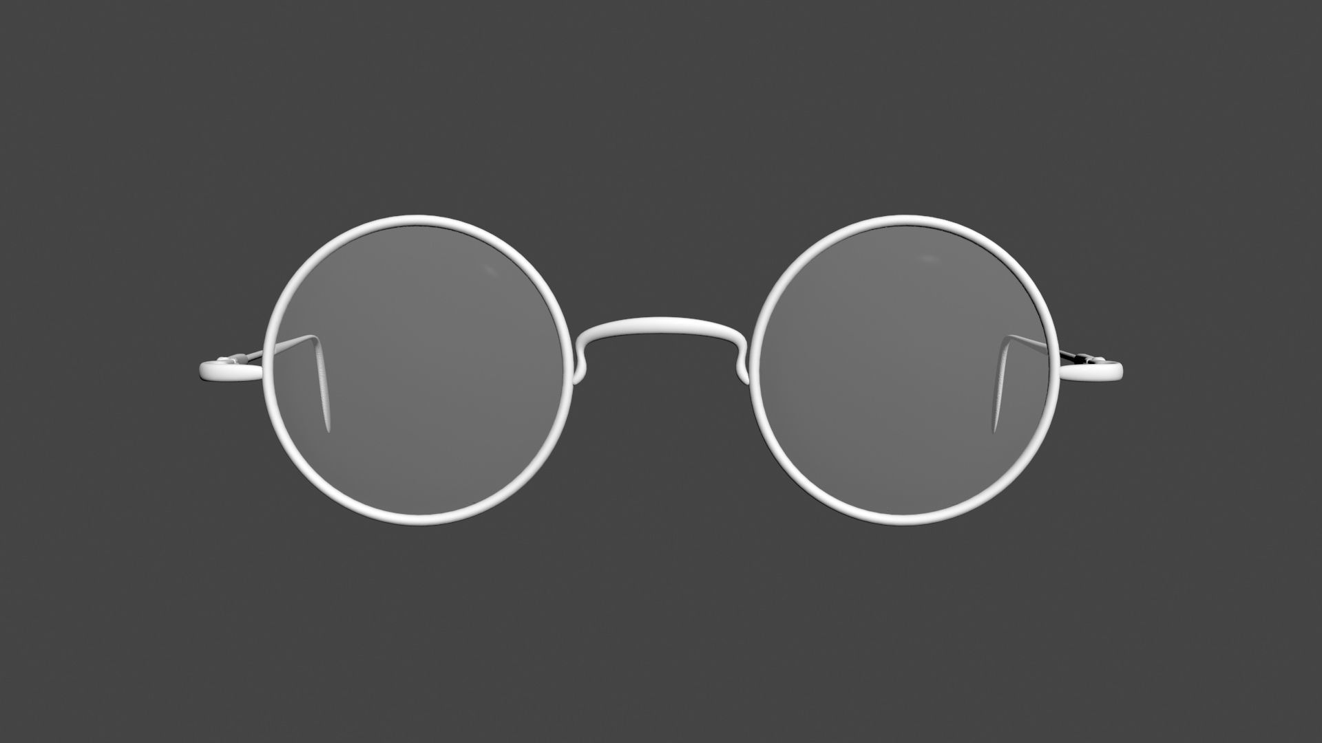 GLSS-002 Round sunglasses 3D model_3