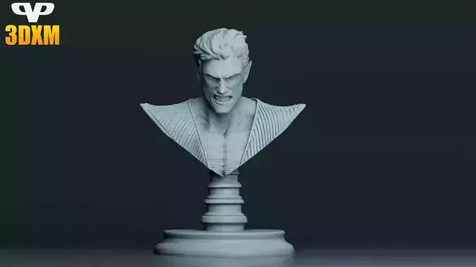 Nightcrawler Bust for 3D Printing STL