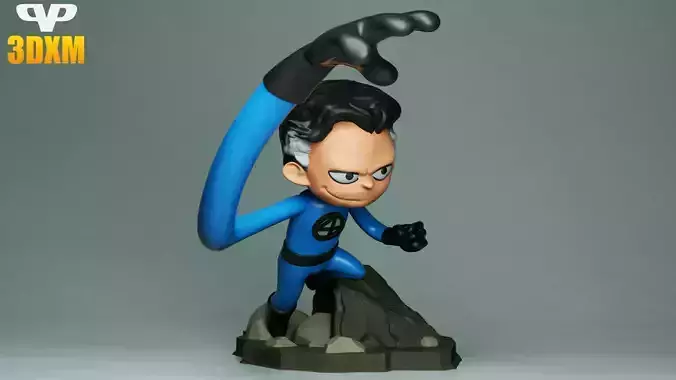 Reed Richards Chibi for 3D Printing STL