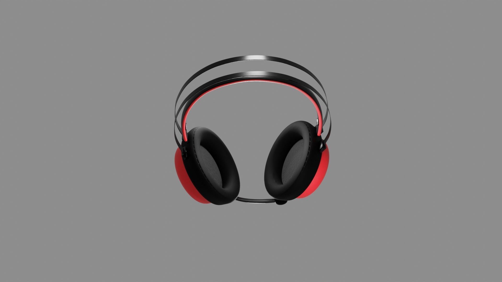 Microphone Wireless Gaming Headphone Free 3D model_7