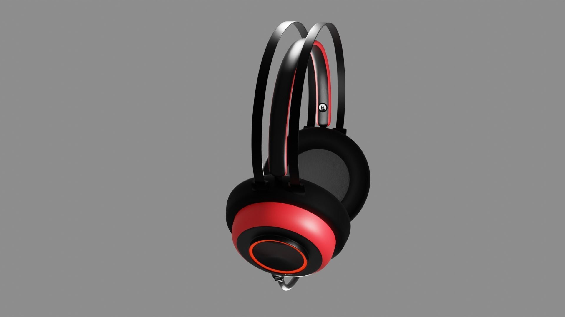 Microphone Wireless Gaming Headphone Free 3D model_23