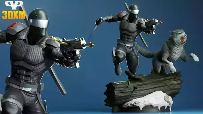 Snake Eyes for 3D Printing STL