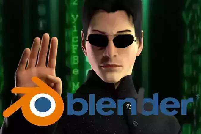 Neo Matrix Blender 3D model