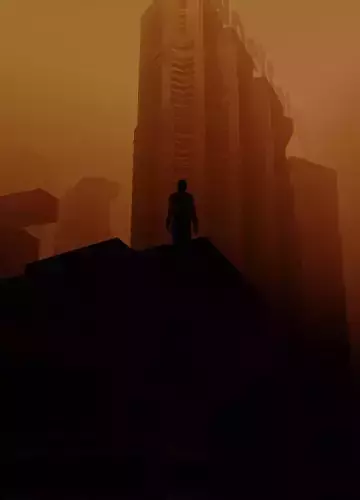 Blade runner look made in blender