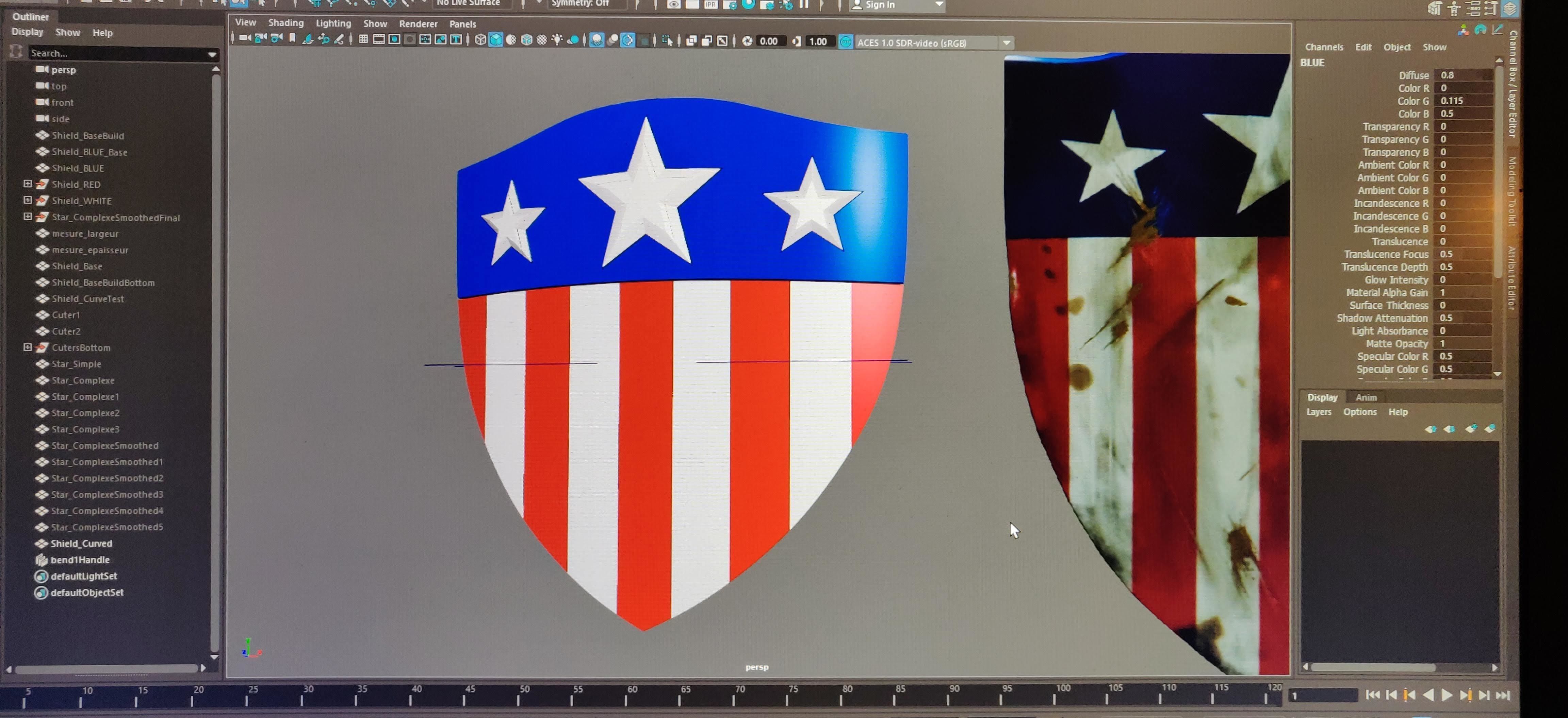 Captain America Original Shield 3D print model_2