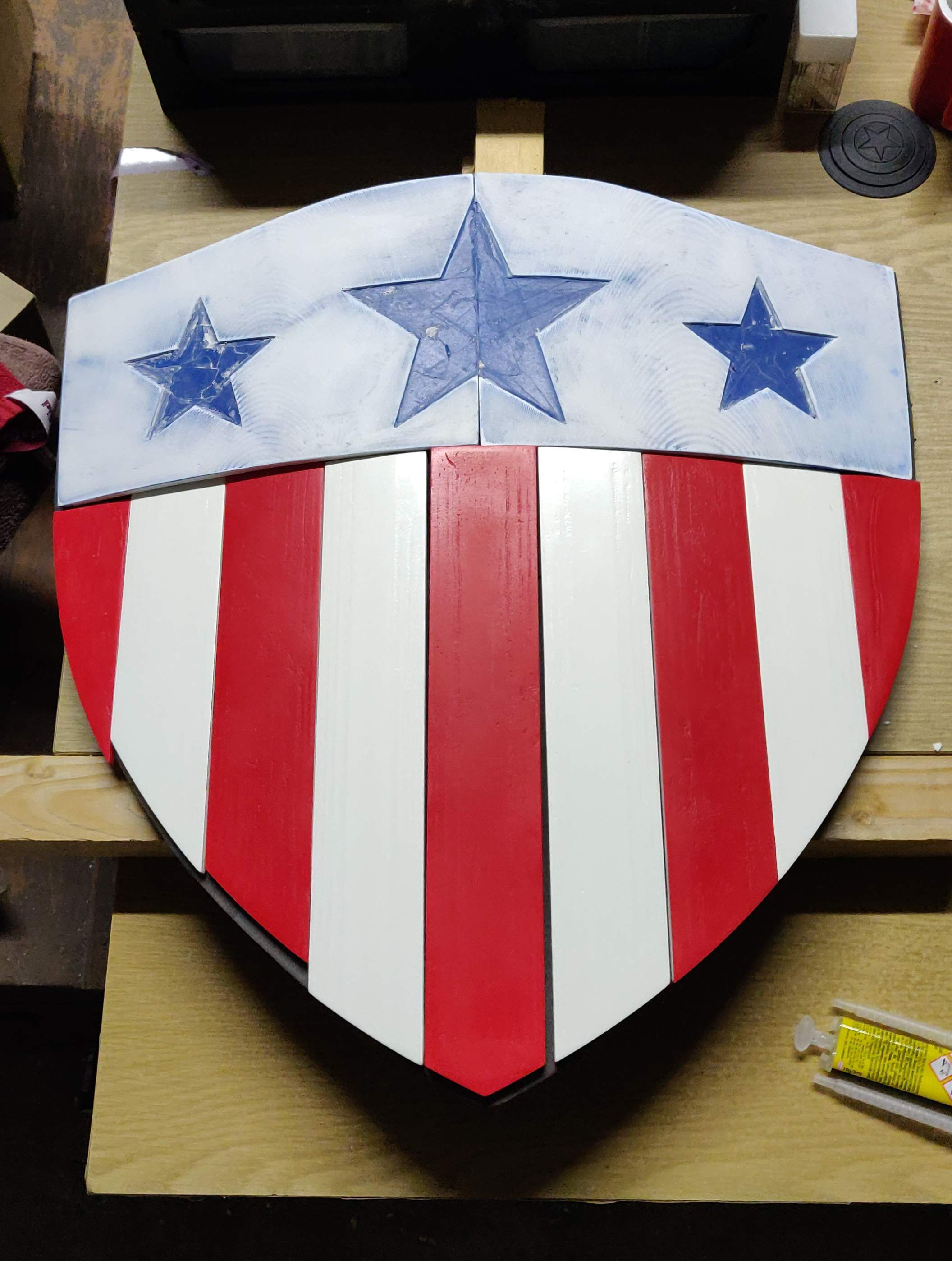 Captain America Original Shield 3D print model_15