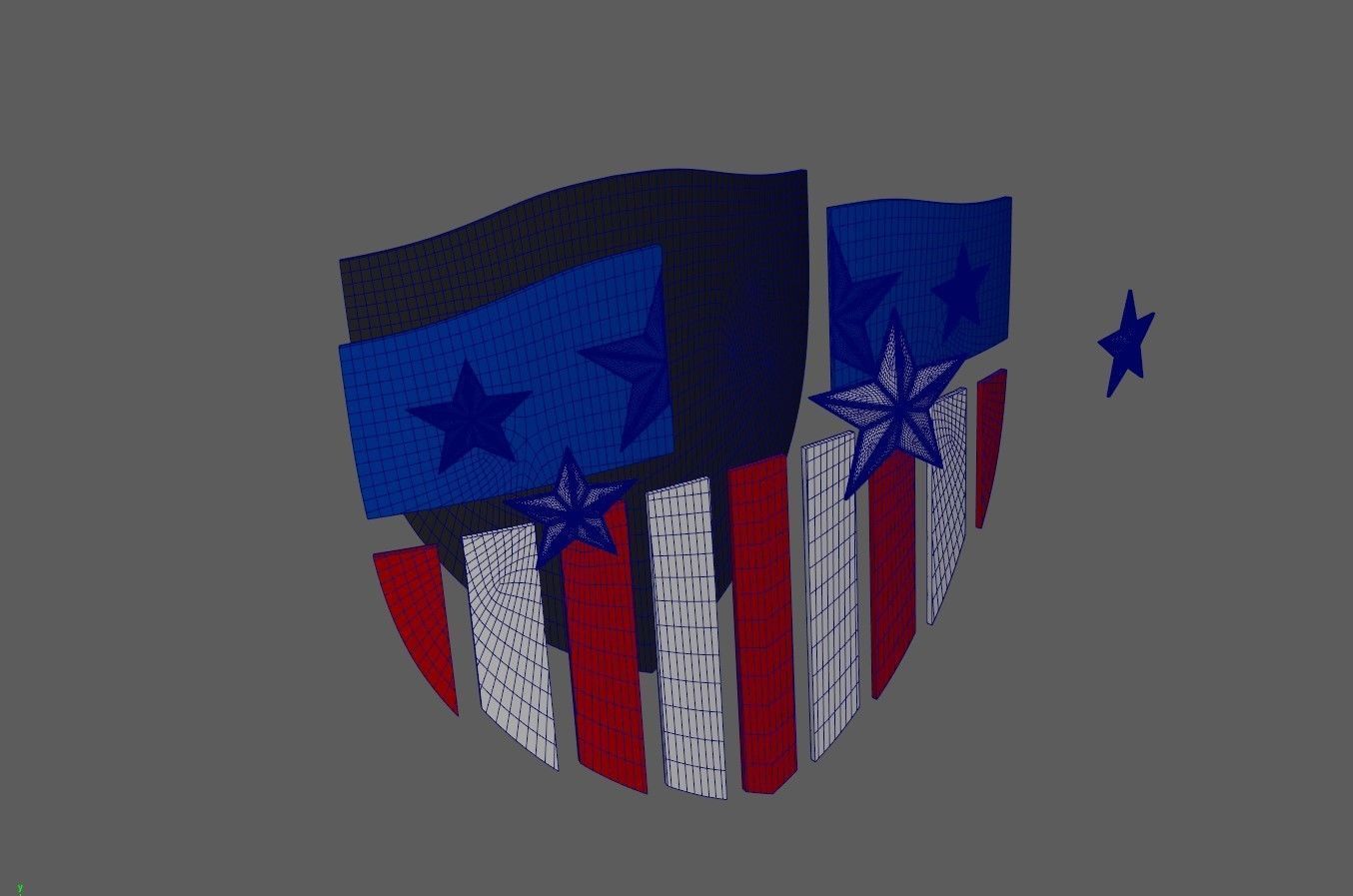 Captain America Original Shield 3D print model_4
