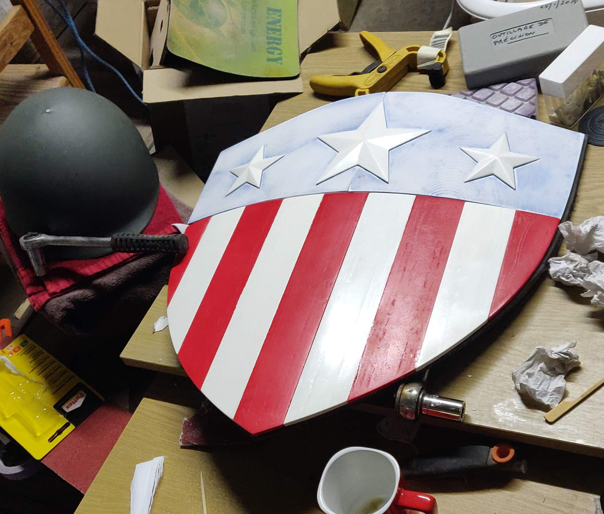 Captain America Original Shield 3D print model_17