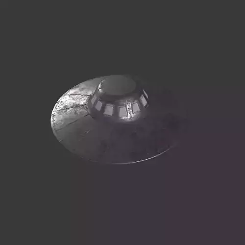 UFO Spaceship Low-poly 3D model