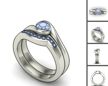 3d 85 models female ring 3D print model 3D print model_2