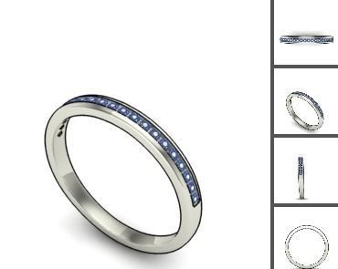 3d 85 models female ring 3D print model 3D print model_21