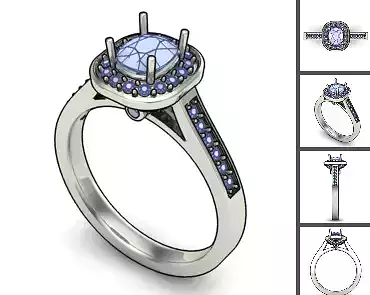 3d 85 models female ring 3D print model