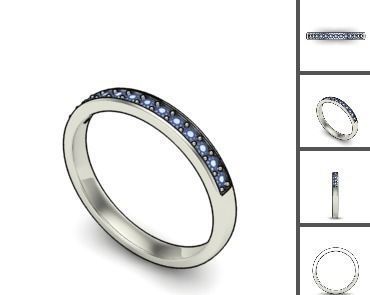 3d 85 models female ring 3D print model 3D print model_35