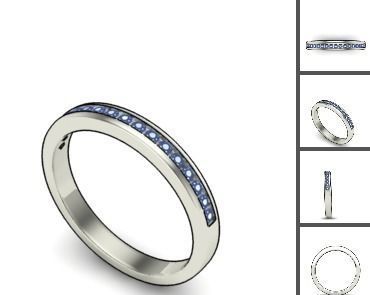 3d 85 models female ring 3D print model 3D print model_47