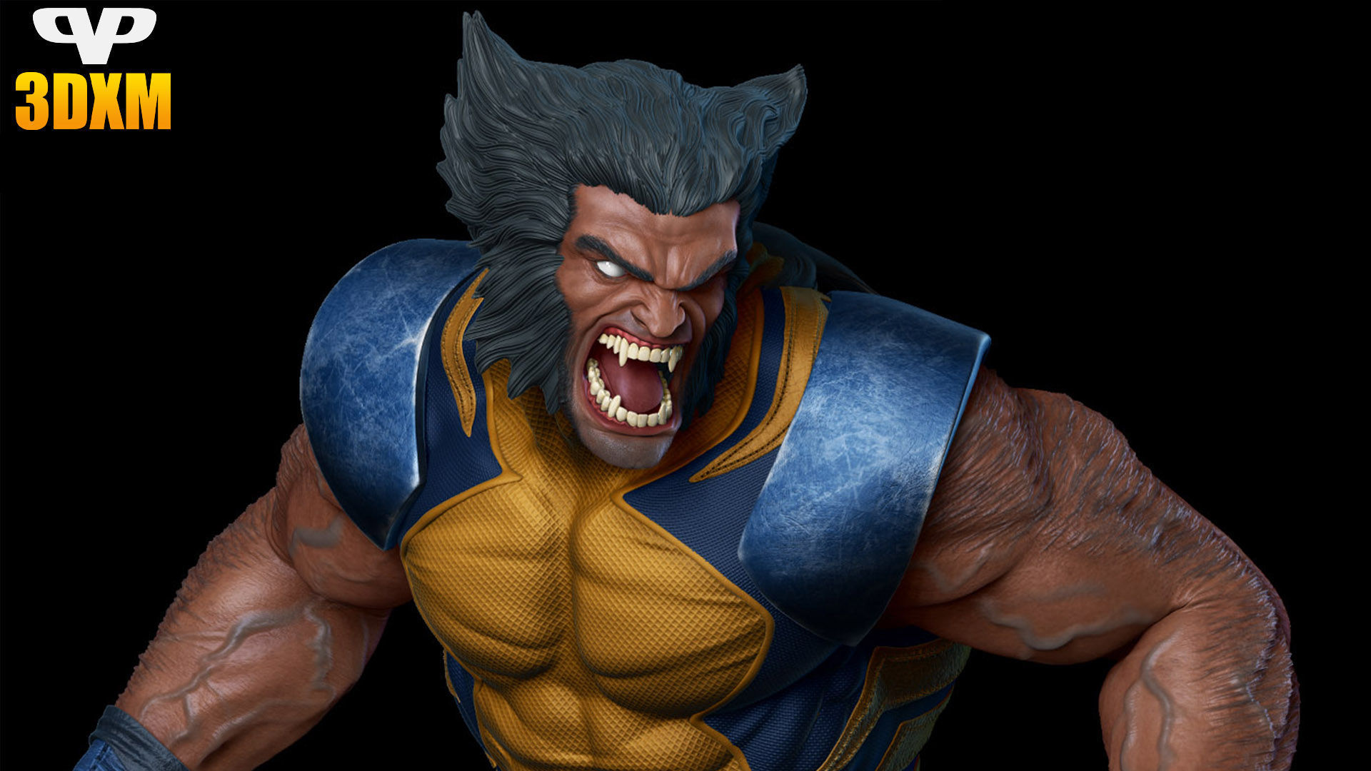 Wolverine for 3D Printing STL 3D print model_3