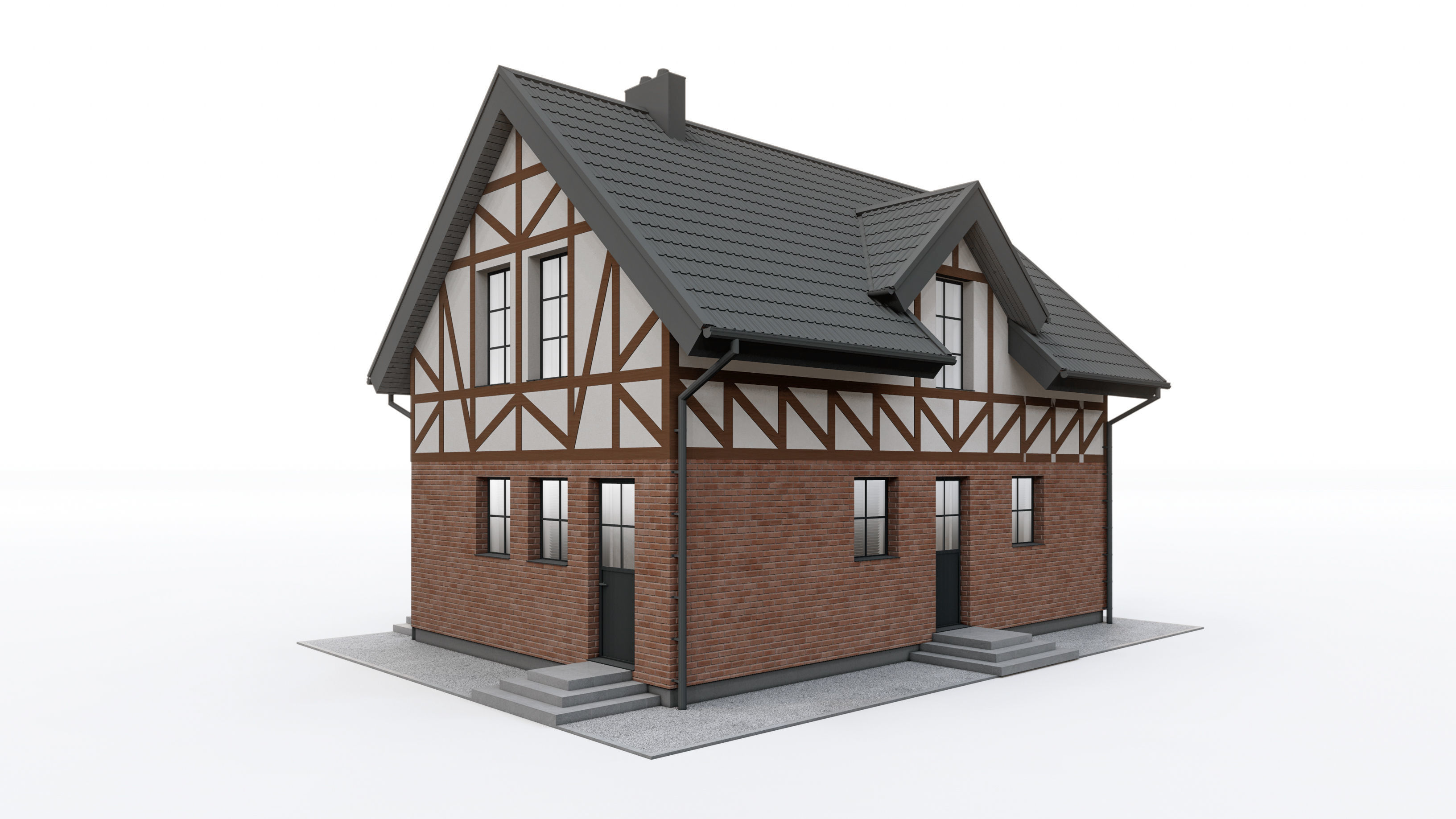 3D House collection archicad sketchup and lumion 3D model_9