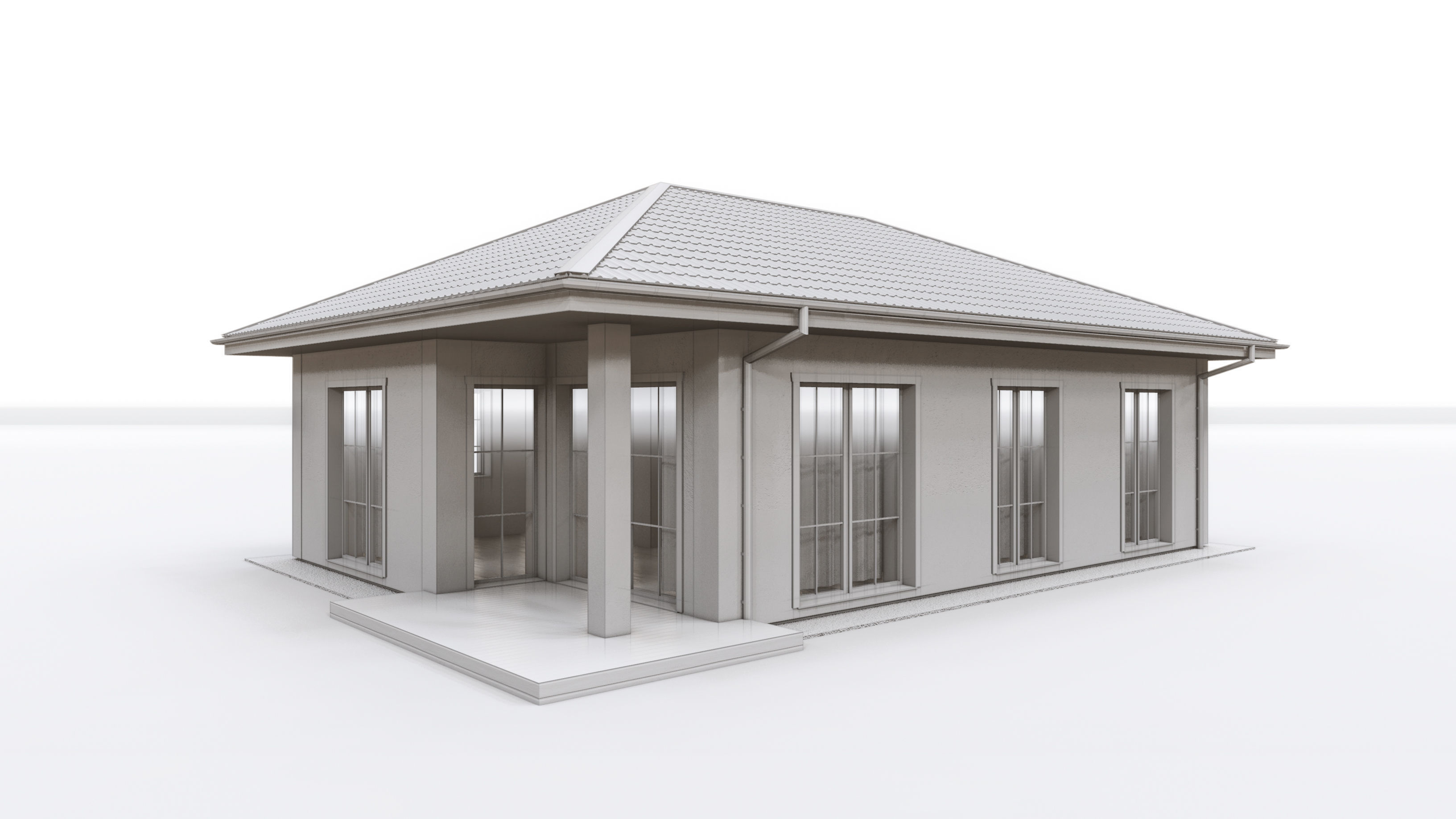 3D House collection archicad sketchup and lumion 3D model_2