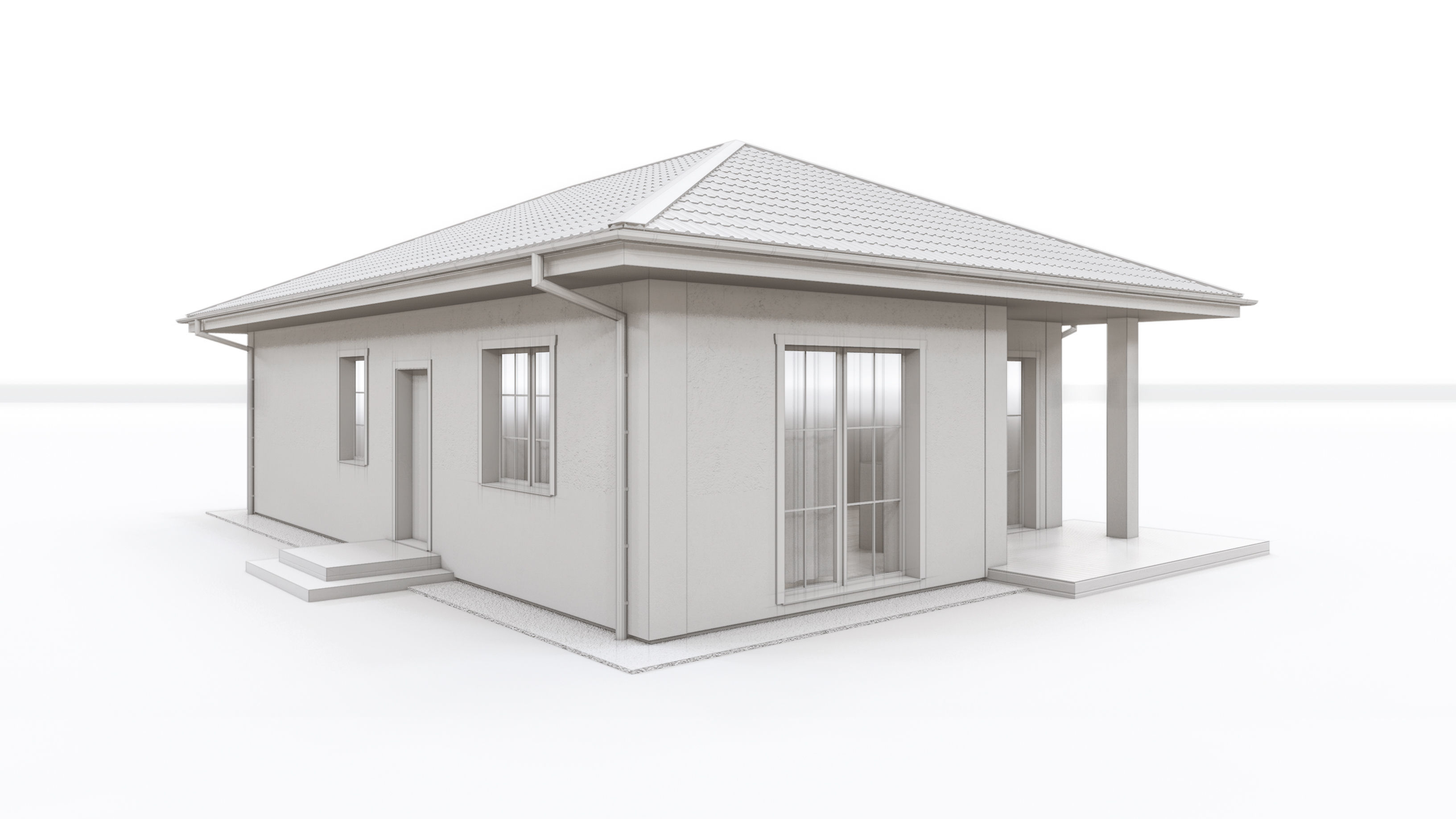 3D House collection archicad sketchup and lumion 3D model_4