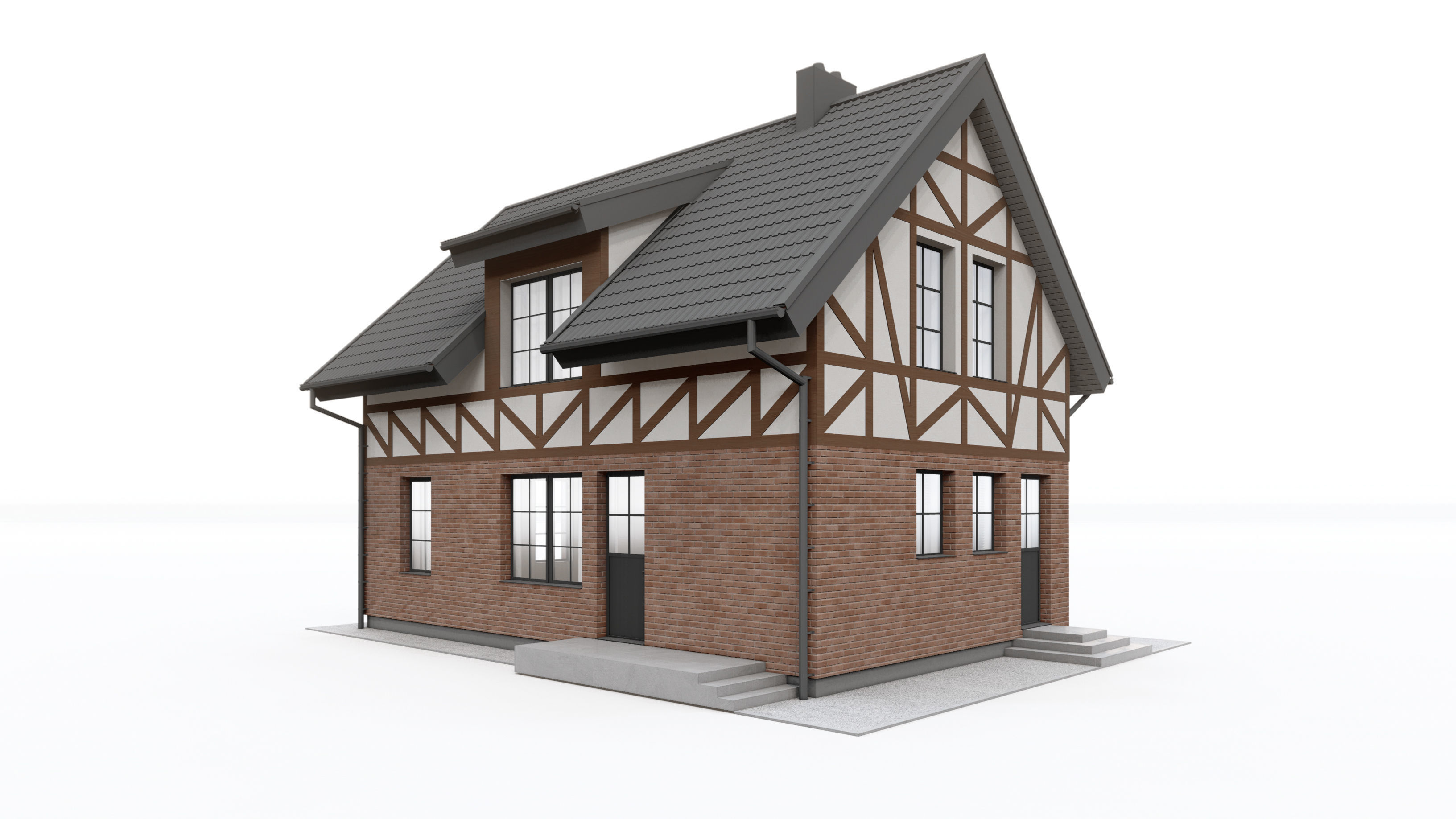 3D House collection archicad sketchup and lumion 3D model_11