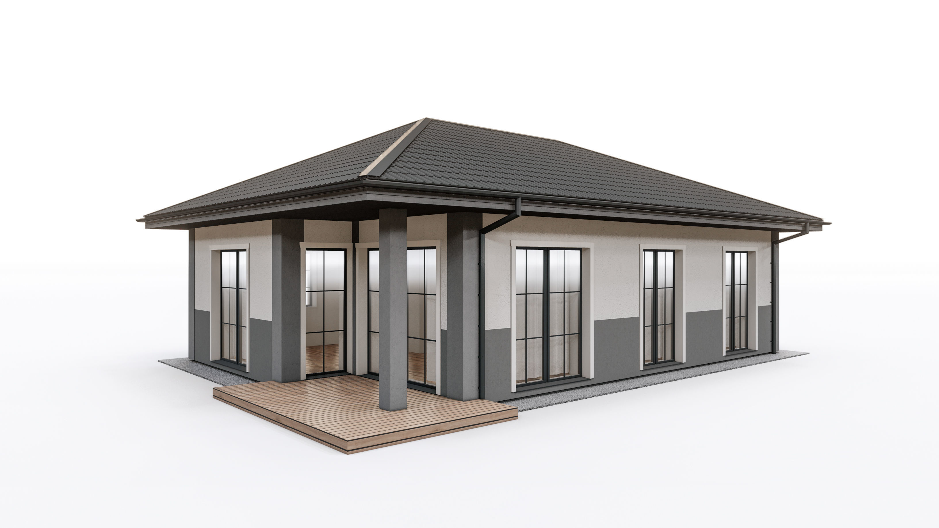 3D House collection archicad sketchup and lumion 3D model_1