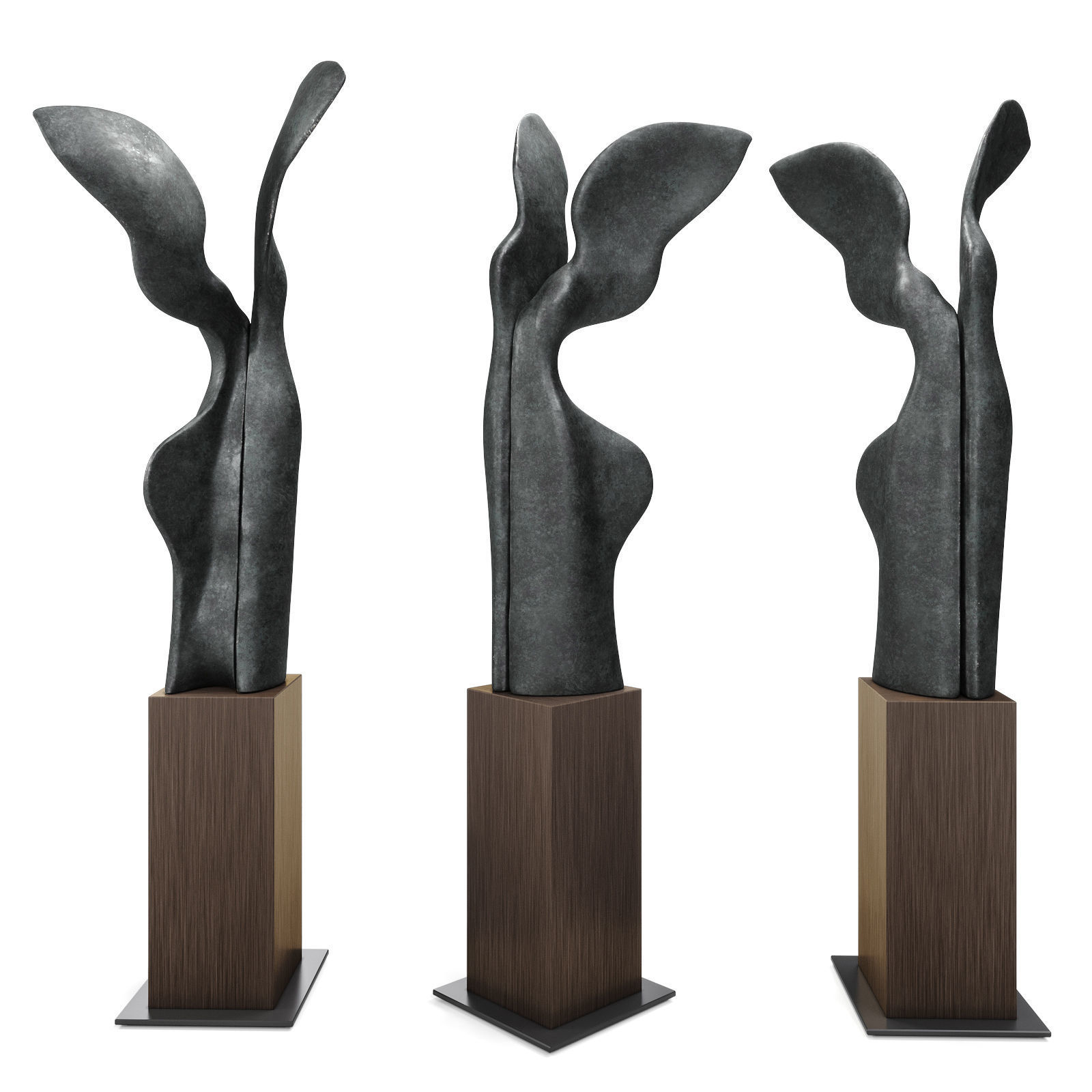 Nike wings sculpture 3D model_1