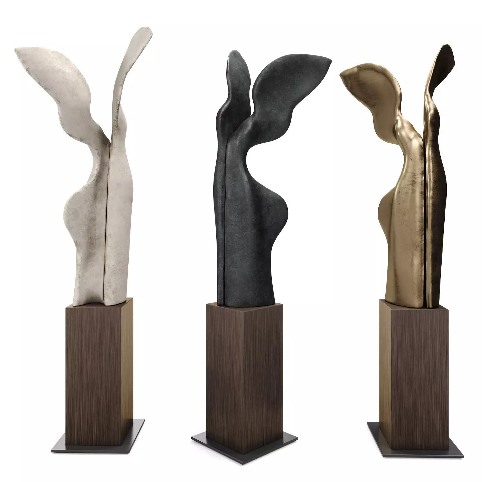 Nike wings sculpture 3D model_0