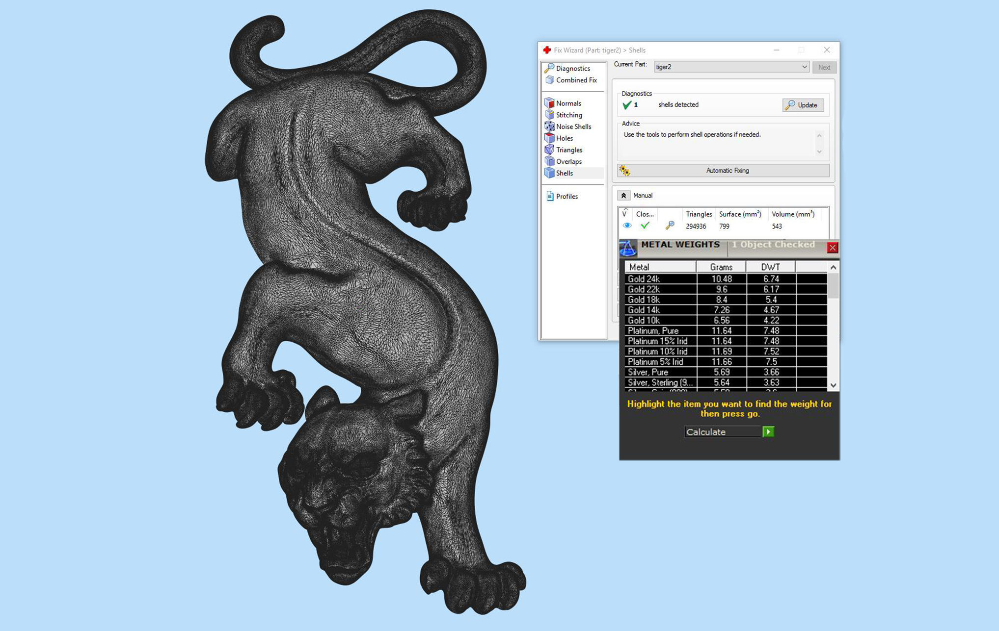 Descending Tiger 3D print model_12