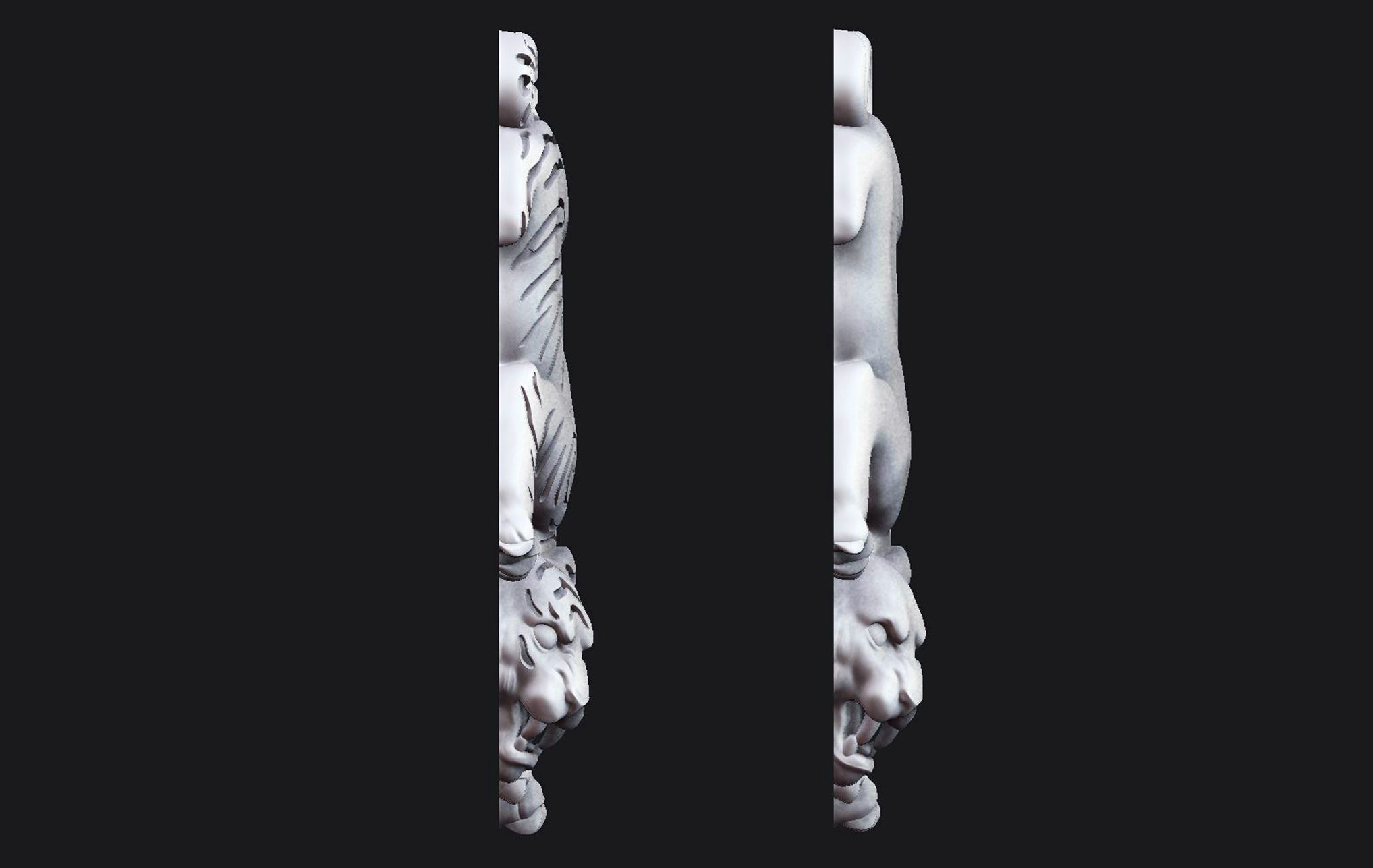 Descending Tiger 3D print model_8