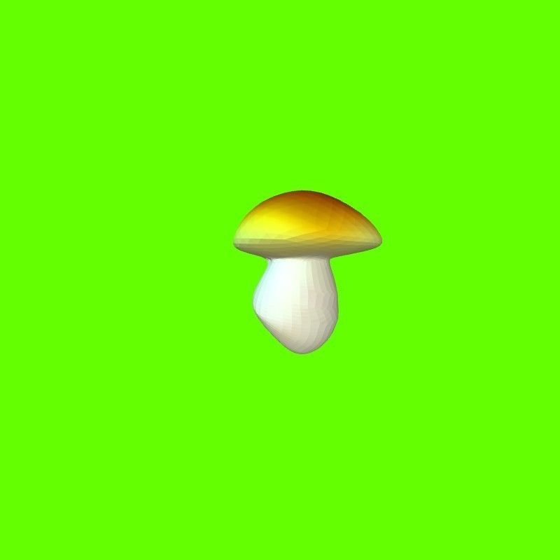 Porcini mushroom 120822 3D print model_2