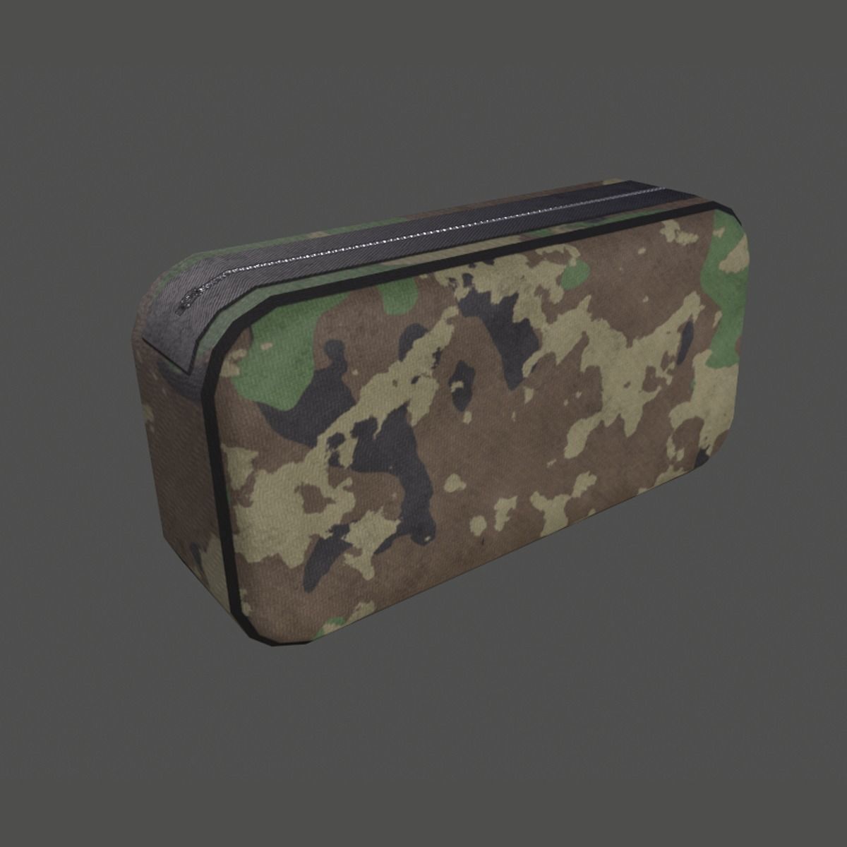 First Aid Bag Low-poly 3D model_7
